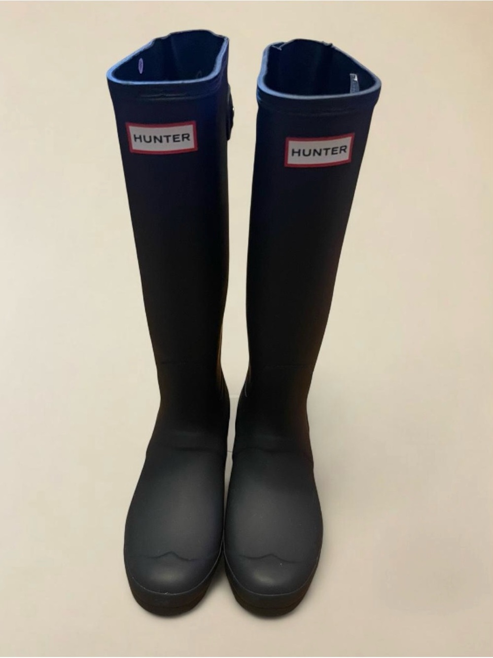 Hunter Women’s Tall Rain Boots in US 9 Navy Blue